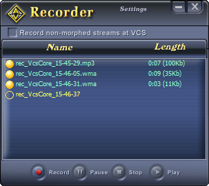 AV Voice Changer Software Diamond 7.0 - Voice Recorder