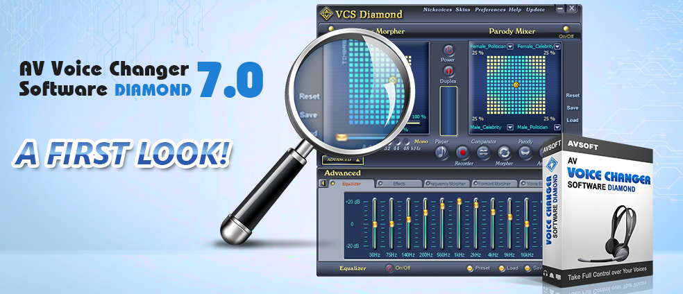 A first look at AV Voice Changer Software Diamond 7.0
