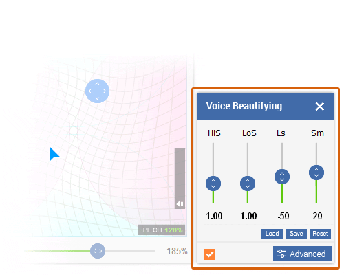 Voice beautifying
